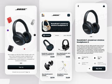 Bose eCommerce App Design