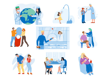 Health medical characters