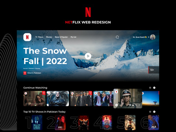 Netflix App Redesign