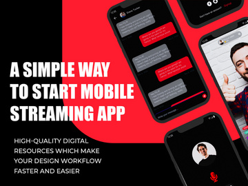 Video Streaming UI Kit for Adobe XD