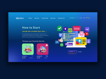 Devloper Landing Page