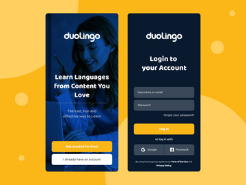 login and registration