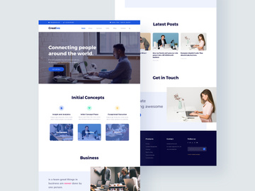 Creativo business landing page v2