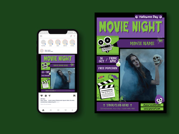 Movie Night Flyer