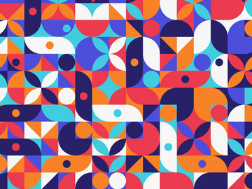 Free Geometric Retro Style Pattern