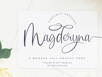 Magderyna - Modern Calligraphy Font