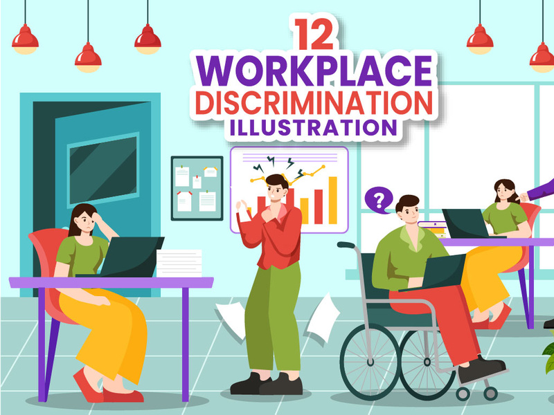 12 Workplace Discrimination Illustration by denayuneep ~ EpicPxls