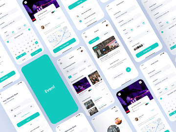 Event App UI Kit Design