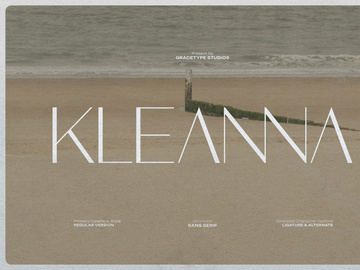Kleanna | Minimalist Sans Serif