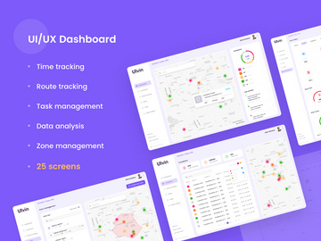 Dashboard UI kits - Waste management