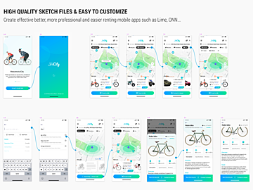 iCity - Rent bikes Mobile App