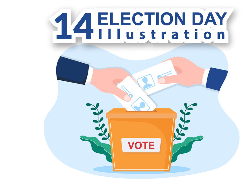 14 Election Day Political Illustration by denayuneep ~ EpicPxls