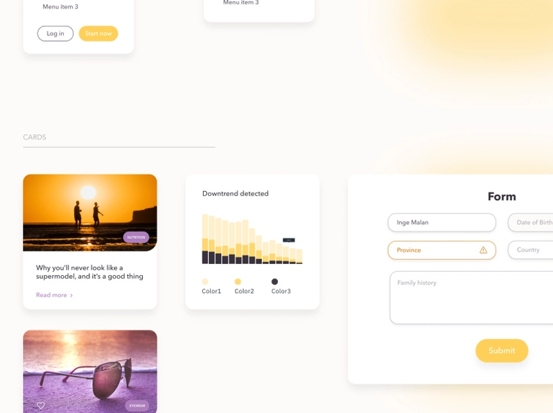 日出设计系统 - (Figma 模板)(Sunrise Design System - (Figma Template))插图4