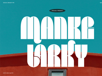 Manke Larky | Bold Display Sans