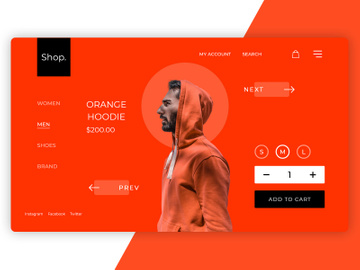 Hoodie Shopping Page