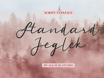 Standard Jeglek - Script Typeface