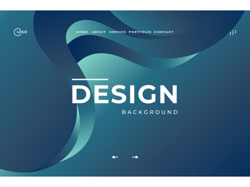 Minimalist Abstract Gradient Colorful Wave Background