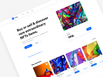 Rapy - NFT Marketplace Figma Template