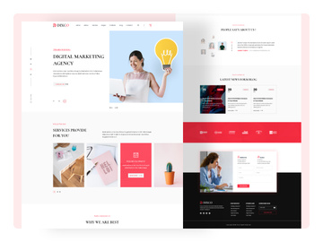 Dixco- Digital Marketing Agency Adobe Xd Template