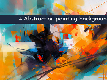 Abstract oil painting background