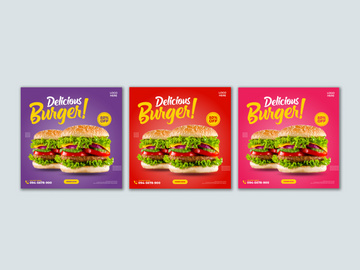 Instagram social media culinary story template