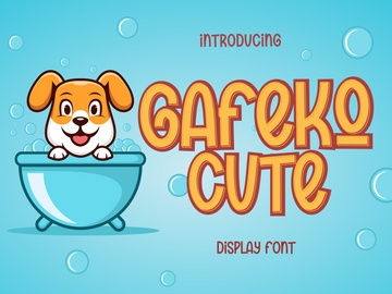 Gafeko Cute Font