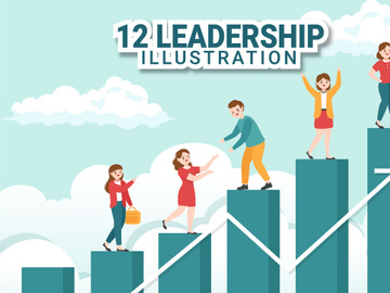 12 Business Leadership Illustration