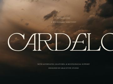 Cardelo | Elegant Serif Font