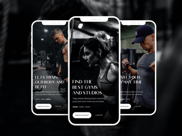 Gym Onboarding App Design