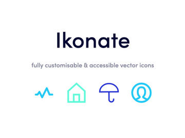 Ikonate: Free set of 230+ SVG icons