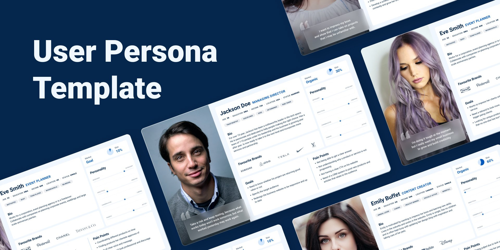 用户角色模板(User Persona Template)插图2