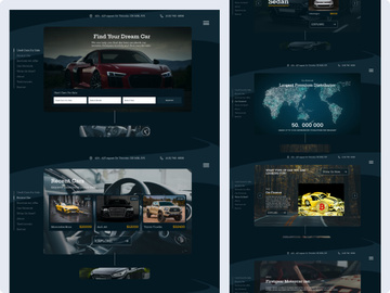 Automotive landing page