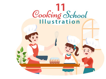 11 Cooking School Illustration
