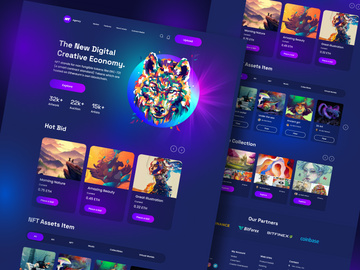 NFT Landingpage design