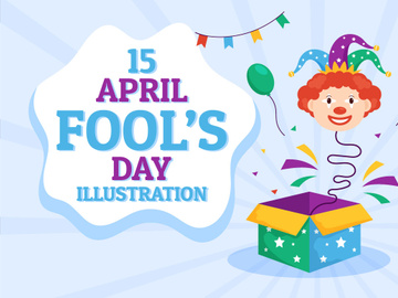 15 Happy April Fools Day Celebration Illustration