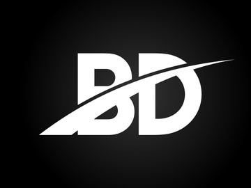 Initial Letter B D Logo Design Vector. Graphic Alphabet Symbol For Corporate Business Identity