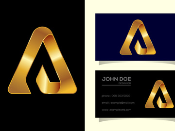 Initial letter A logo design template vector illustration.