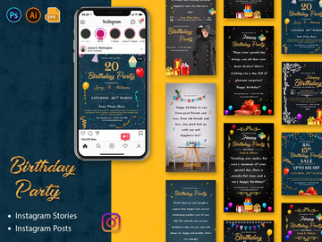 Birthday Party Social Media Posts