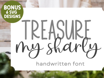 Treasure My Sharly - Handwritten Script Font