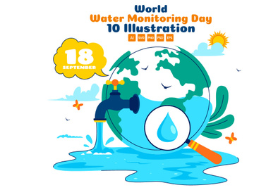 10 World Water Monitoring Day Illustration