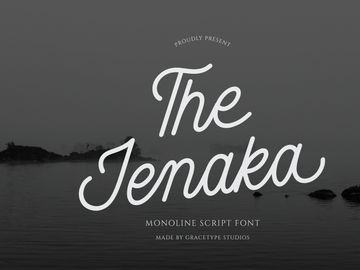 Jenaka | Monoline Script