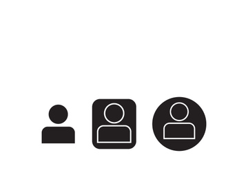 People Social Icon Set
