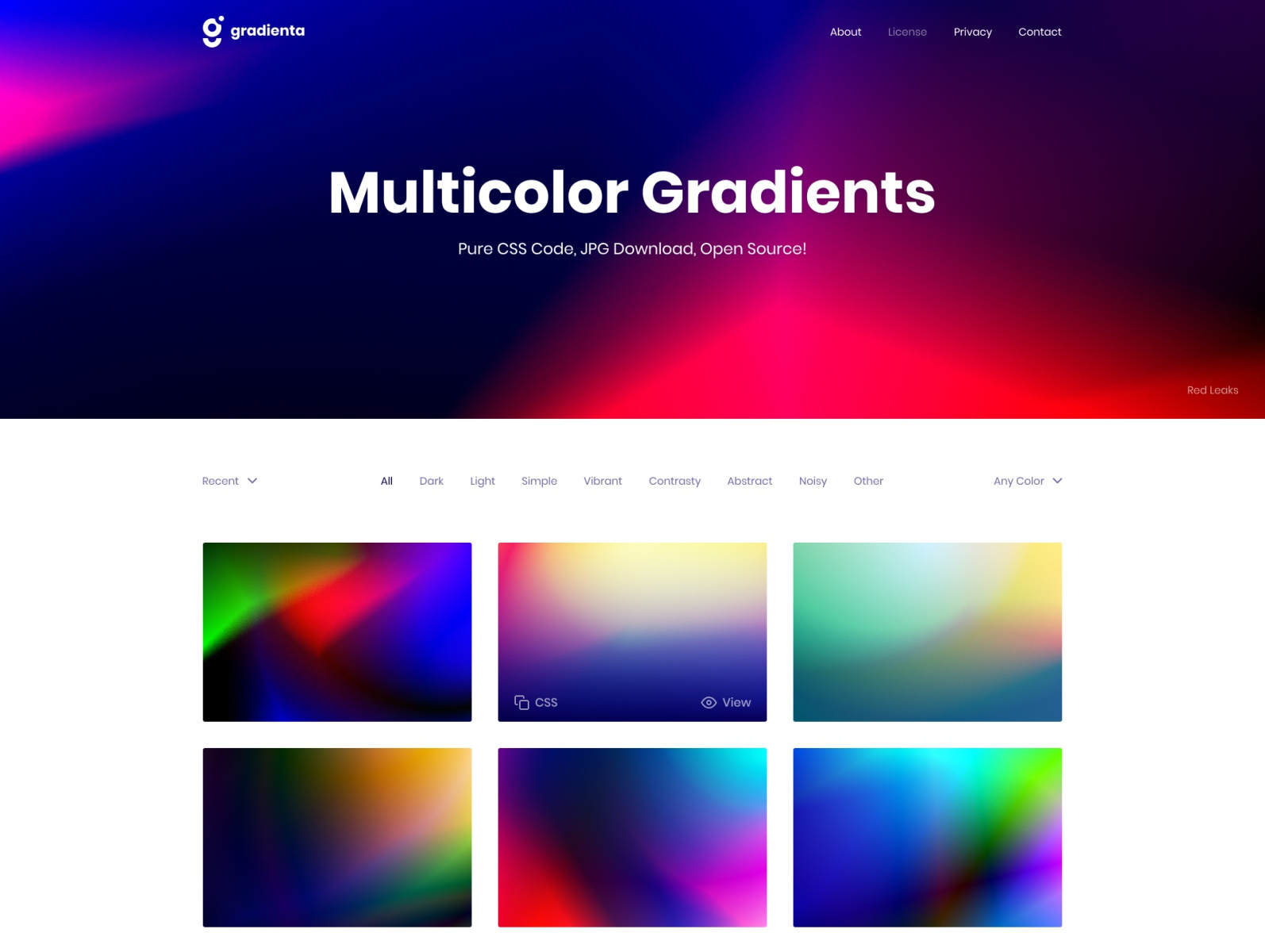 Gradienta - CSS梯度(Gradienta - CSS Gradients)插图