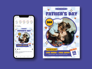 Fathers Day Flyer