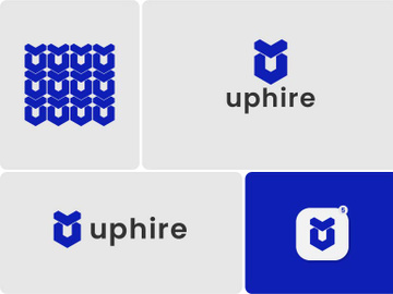 Business logo - Lettermark logo - Letter u logo - app logo