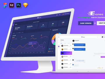 Evonea- Ad Campaign Admin Dashboard UI Kit