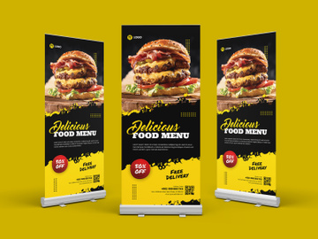 Food Roll Up Banner