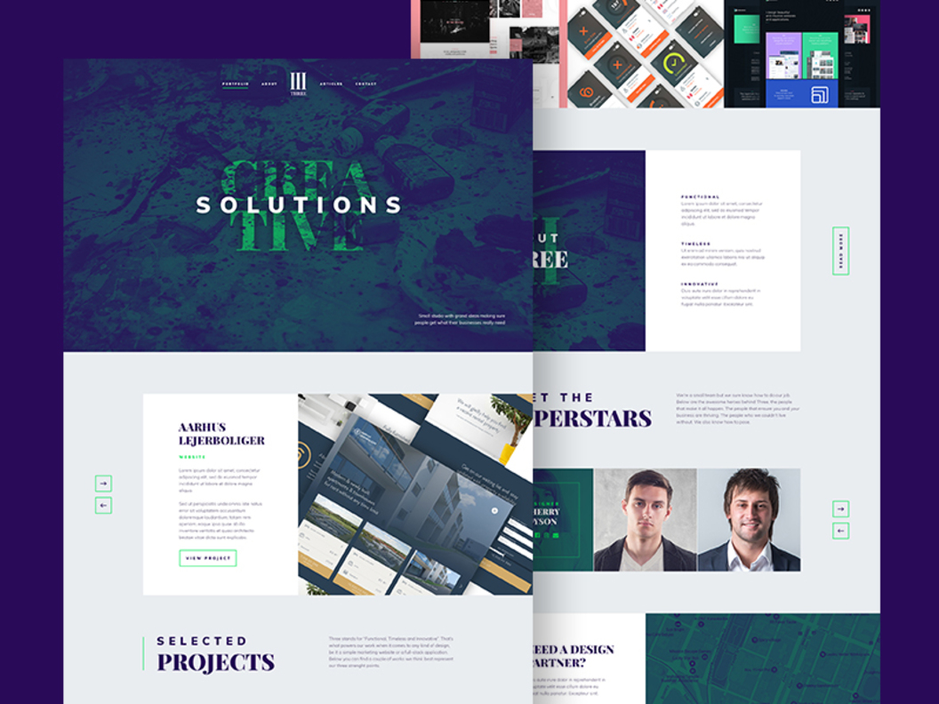 Agency Landing Page [PSD]