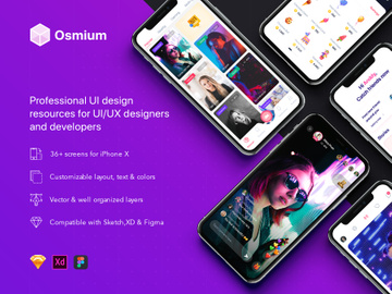 Osmium UI Kit for Sketch