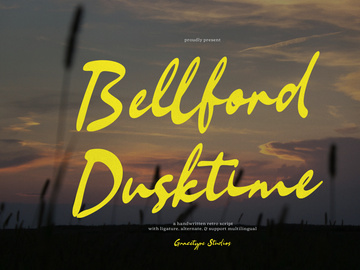 Bellford Dusktime | Retro Script
